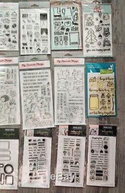Stamp Sets(MFT, Neat&Tangled, Lawn Fawn, Hero Arts, Stampin Up)