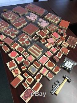 Stamp Sets (Stampin up And Misc). New & Used Rubber On Wood Block