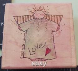 Stampassions, Folk Art Love Angel, Karla Eisenach, (B501), Used