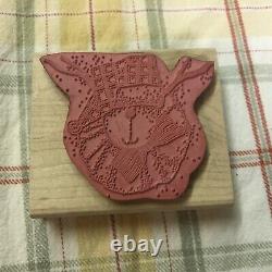 Stampassions RUDY Reindeer Wood Mounted Christmas Rubber Stamp F5519 Karla Eisen