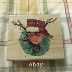Stampassions RUDY Reindeer Wood Mounted Christmas Rubber Stamp F5519 Karla Eisen
