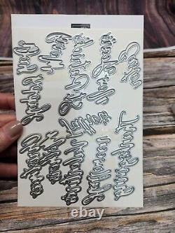 Stampin' UP! A WISH FOR EVERYTHING Stamp Set & WORD WISHES Dies