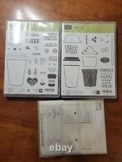 Stampin' UP! Coffee Cafe, Merry Cafe and Coffee Cup Framelits and Stamp Sets