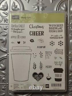 Stampin' UP! Coffee Cafe, Merry Cafe and Coffee Cup Framelits and Stamp Sets