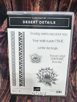 Stampin' UP! DESERT DETAILS Stamp Set & Dies Bundle Southwestern Border Aztec