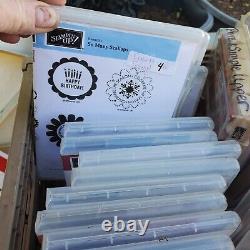 Stampin' UP! Stamps Huge Lot of 45+ sets Cling Wood Mounted Rubber Lot 2