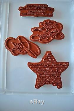 Stampin' UP! THE SOUNDING JOY stamp set clear mount Christmas