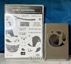 Stampin' Up! 13 rubber cling stamp sets lot-mixed themes, 3 punches