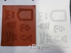 Stampin' Up! 138583 6pc One Tag Fits All Clear Stamp Set New