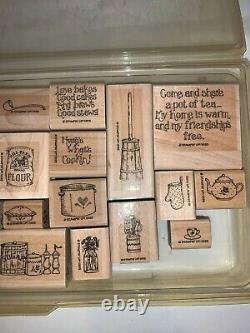 Stampin Up 1995 Love Bakes Set of 32 Complete Set Spoons, Cake, Ladle, Pie, etc