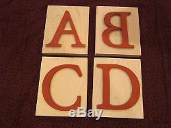 Stampin' Up 2006 Monogram Alphabet Complete Set Retired Mounted but Unused
