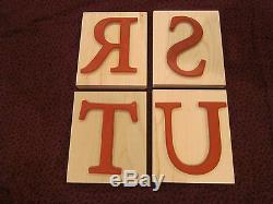 Stampin' Up 2006 Monogram Alphabet Complete Set Retired Mounted but Unused
