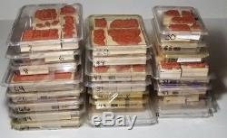 Stampin Up 23 Sets Lot of Rubber Stamps