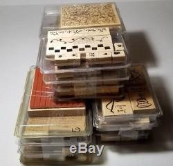 Stampin Up 23 Sets Lot of Rubber Stamps