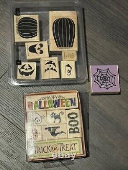 Stampin Up! 31 sets of stamps 177 stamps christmas halloween floral cats saying