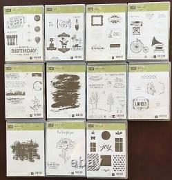 Stampin' Up! 90 stamp sets 43 Dies 32 Punches 9 Embossed Folders