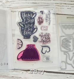 Stampin' Up! A Nice Cuppa bundle stamp set and Cup & Kettle framelits