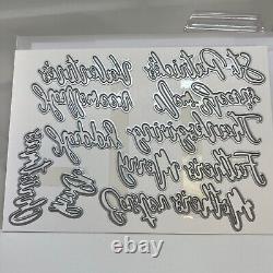 Stampin Up A Wish For Everything Stamp Set And Word Wishes Dies