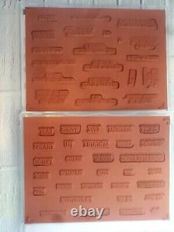 Stampin Up A Wish For Everything Stamp Set And Word Wishes Dies Exc Cond