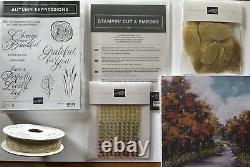 Stampin' Up! - AUTUMN EXPRESSIONS SUITE Stamp Set, Dies, DSP, Ribbon, +2 More NEW