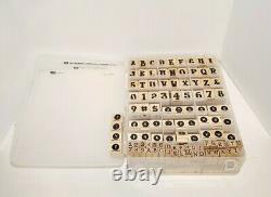 Stampin Up Alphabet Appeal Upper Lower Numbers Letters 6 Complete Sets Retired
