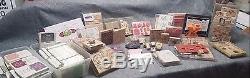 Stampin Up! And extras 246 Stamps many sets! Some unmounted, unused & retired