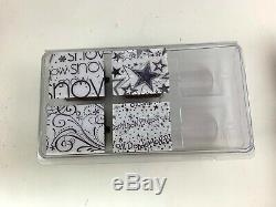 Stampin Up Around Roller Lot Patterns Designs Rubber Stamps 6 Sets 40 Total