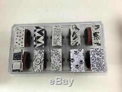Stampin Up Around Roller Lot Patterns Designs Rubber Stamps 6 Sets 40 Total