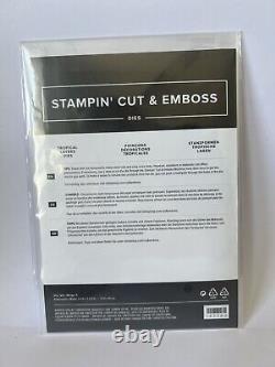 Stampin Up! Artfully Layered Stamp Set & Tropical Layers Dies NEW NEVER OPENED