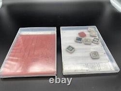 Stampin Up Assorted Lot 30 Stamp Sets Die Cut Wood Mounted Embossed LOOK