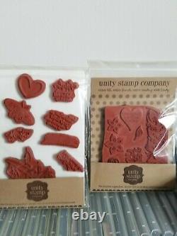 Stampin' Up Assorted Stamp Sets Lot of 50+ Stamps Close to my heart Sizzix
