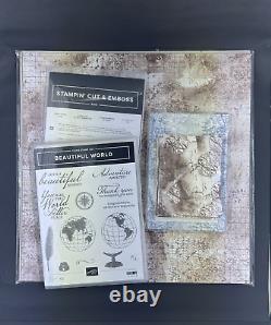 Stampin' Up BEAUTIFUL WORLD Stamp Set MAP Dies World of Good DSP & Card Pack NEW