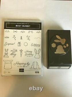Stampin Up! BEST BUNNY stamp set and BUNNY BUILDER punch NEW