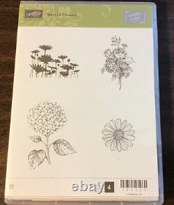 Stampin Up! BEST OF FLOWERS Stamp Set Retired Roses Daisy Lilac Shellis Best