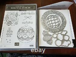 Stampin Up Beautiful Baubles Stamp Set and coordinating Thinlits RETIRED