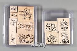 Stampin Up Best Fiends and Just Between Fiends Rubber Stamp Sets Halloween