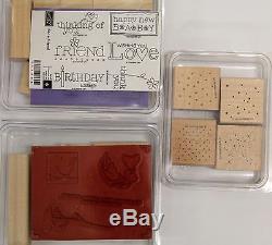 Stampin Up Big Lot of 30 Sets / Mounted on Wood / Gently Used