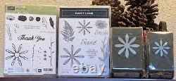 Stampin Up Bundle Daisy Lane & Daisy Delight Stamp Sets + 2 Daisy Punches NEW