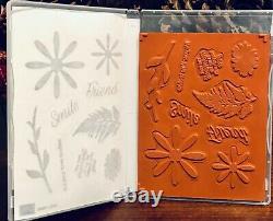 Stampin Up Bundle Daisy Lane & Daisy Delight Stamp Sets + 2 Daisy Punches NEW
