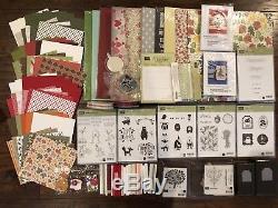 Stampin Up Bundle Lot 12 Holidays, DSP, Cardstocks, Stamp Sets, Ribbons, & More