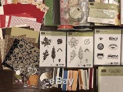 Stampin Up Bundle Lot 13 Holidays, DSP, Cardstocks, Stamp Sets, Ribbons, & More