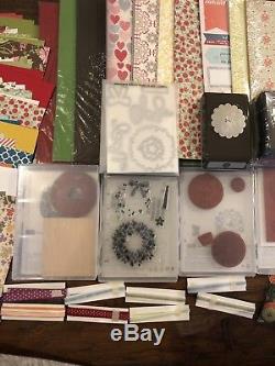 Stampin Up Bundle Lot 3 Christmas, DSP, Cardstocks, Stamp Sets, Ribbons, & More