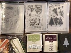 Stampin Up Bundle Lot 7 Christmas, DSP, Cardstocks, Stamp Sets, Ribbons, & More