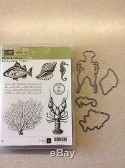Stampin' Up By The Tide Stamp Set and Dies by Dave Bundle