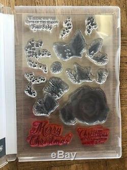 Stampin Up CHRISTMAS ROSES Stamp sets, ROSES DIES & DSP Beautiful Gold foil