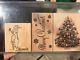 Stampin Up! CHRISTMAS TREE WORDS Woman 2006 Set of 3 EUC MAKE OFFER