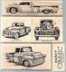 Stampin' Up! CLASSIC PICKUPS Trucks Cars Automobiles Set/5 WM Rubber Stamps