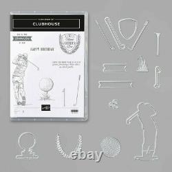 Stampin Up CLUBHOUSE Stamp Set & GOLF CLUB Dies Father's Day