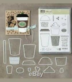 Stampin' Up! COFFEE CAFE and MERRY CAFE stamp sets + COFFEE CUPS dies-NEW
