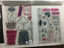 Stampin' Up COFFEE & MERRY CAFE Stamp Sets COFFEE CUP Tea FRAMELIT DIES Lot ICEE